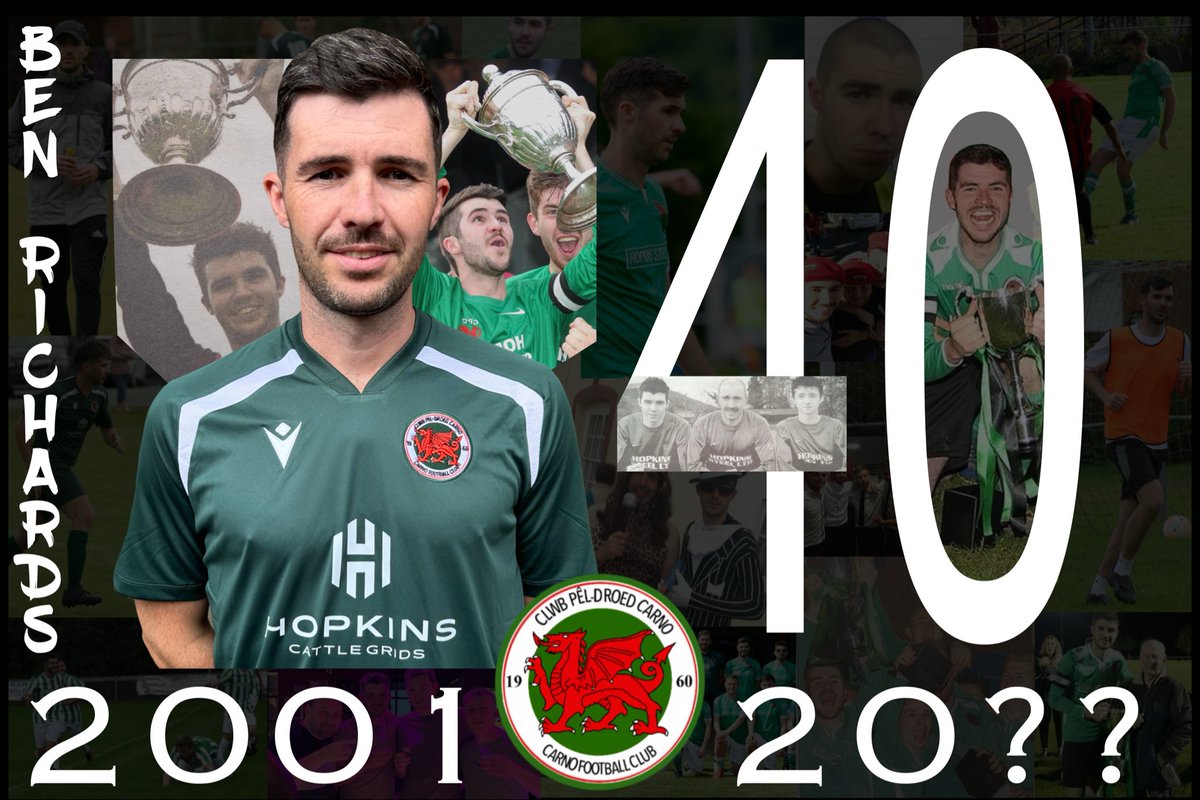 FCCarno's tweet photo. We don’t usually tweet birthdays, but we wish Ben R a very happy birthday. He captained the club for many years, lifting the Central Wales, and even without the armband still sets the tone at 40, the big question is, will he beat Merl and play on to 47? 👀
#manymore #upthehill https://t.co/uRVHb4YBF7