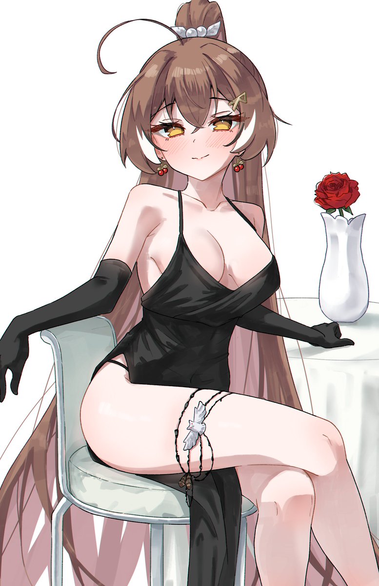 Thank you guys for your comments on the Mumei dress. Here's the colored version!