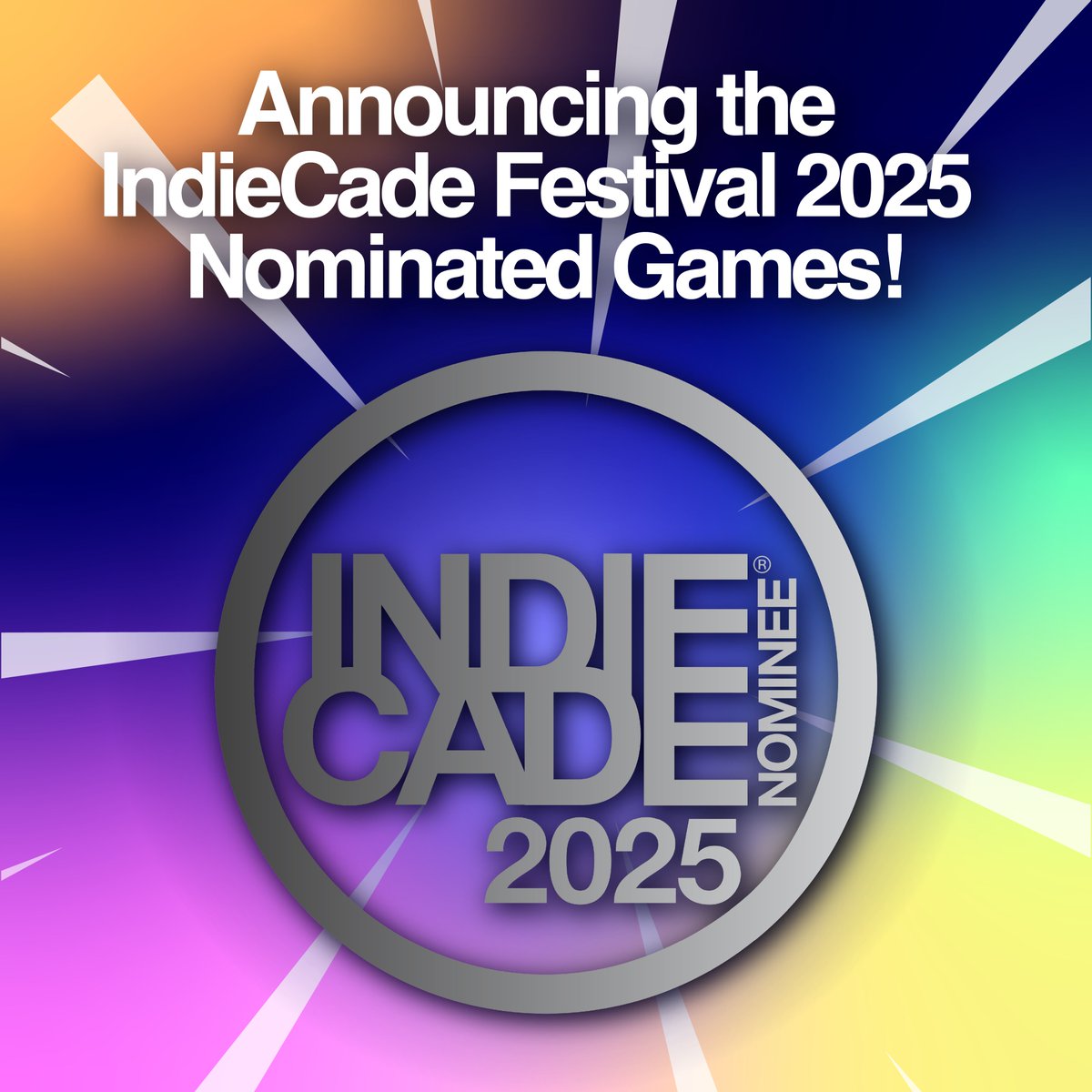 IndieCade's tweet image. Announcing the IndieCade Festival 2025 Nominated Games! Discover them all: indiecade.com/festival-2025/…

Join us January 16th-30th for our Awards, Steam Event, and more! 
indiecade.com/festival-2025/
#gamedev #indiedev #indiegames #indiecade #Awards #games