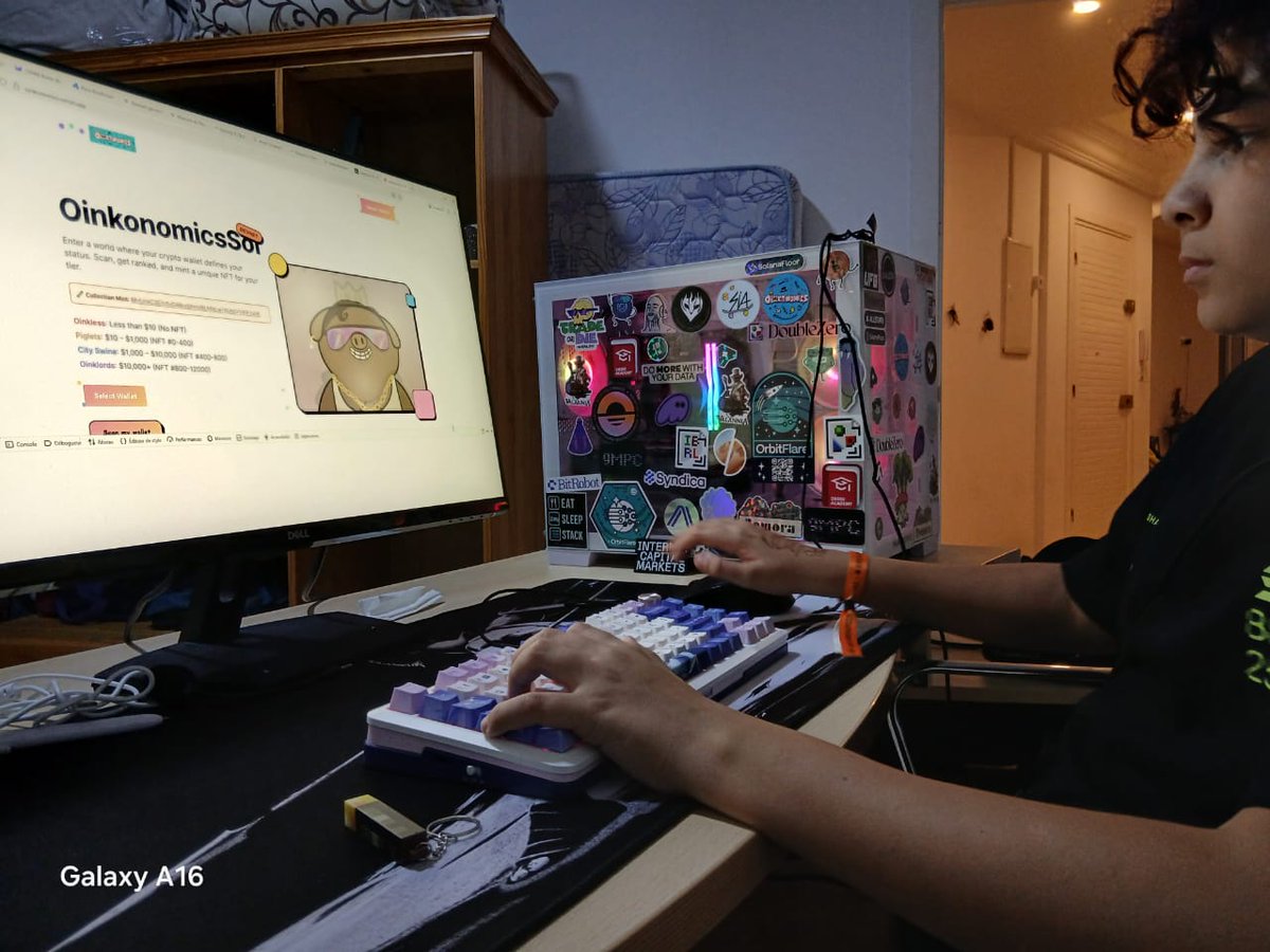 Back home in Tunisia.

Still buzzing from #Breakpoint2025. Being on stage at 14 was unreal, but the suit is off and the hoodies are back on. 👨‍💻

Huge thanks to <a href="/solana/">Solana</a> and <a href="/SolanaFndn/">Solana Foundation</a>  for believing in the next gen.

Now, enough talking. Time to ship <a href="/OinkonomicsSol/">Oinkonomics</a>