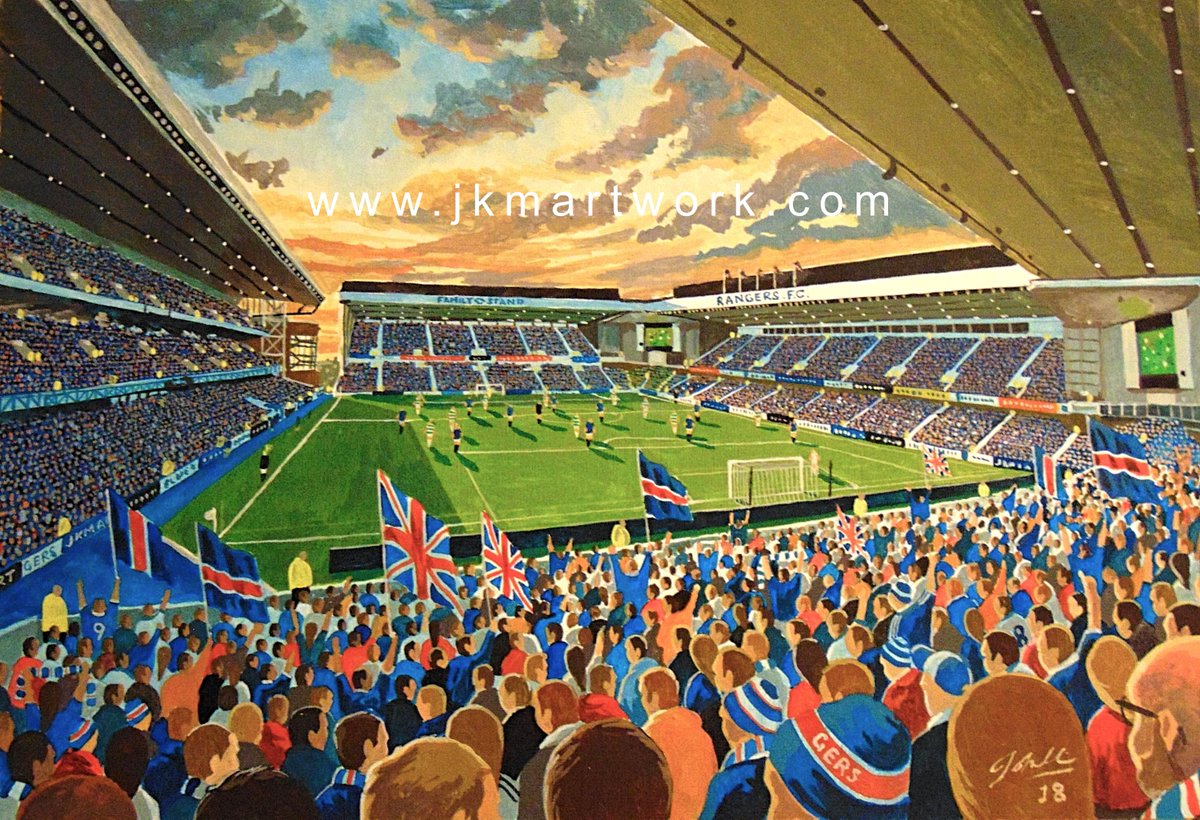 hi <a href="/DoTheBouncy/">Do The Bouncy loyal</a> <a href="/HullLoyalRSC/">Hull Loyal RSC</a> <a href="/ibroxrocks/">Heart & Hand Podcast</a> <a href="/theibroxinsider/">Ibrox Insider</a> <a href="/IbroxEmporium/">Ibrox Emporium</a> <a href="/oldrangerspics/">OldRangersPics</a> <a href="/OldRangersVideo/">The Rangers Archives</a> painting ive done of #ibrox #rangersfc ,prints are just £15 a3 size @ jkmartwork.com 

RTs appreciated