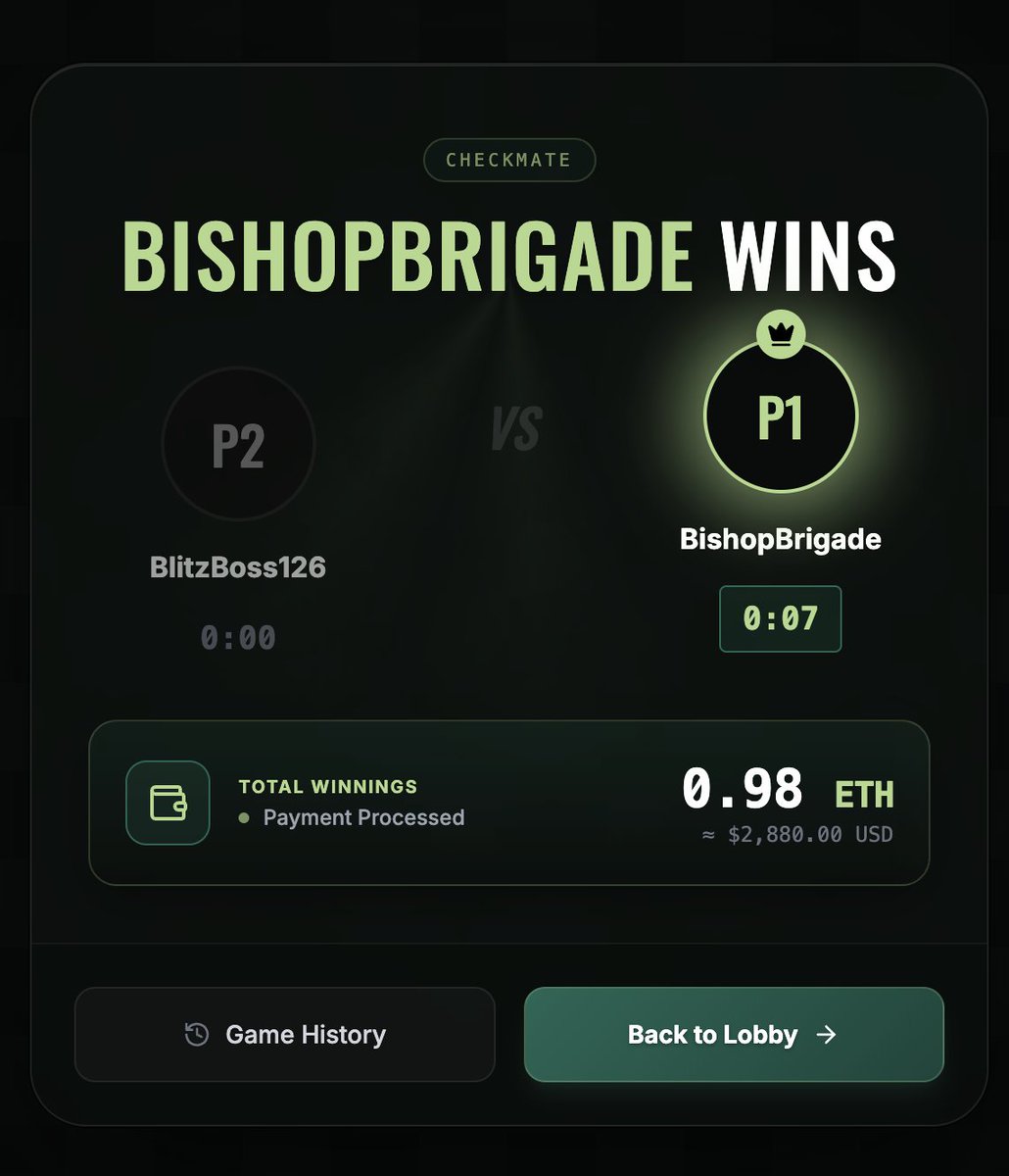 Sdoobid's tweet photo. The Titled Tuesday 2025 online event had 221 participants and had a $3,000 prize pool — and top GMs had to grind through multiple rounds to compete.

One early @ChessBit_io  tester just won the same amount in a 3-min game.

I hope you finally see.

Drop♟️to get an early access https://t.co/yEjmkXbmMO