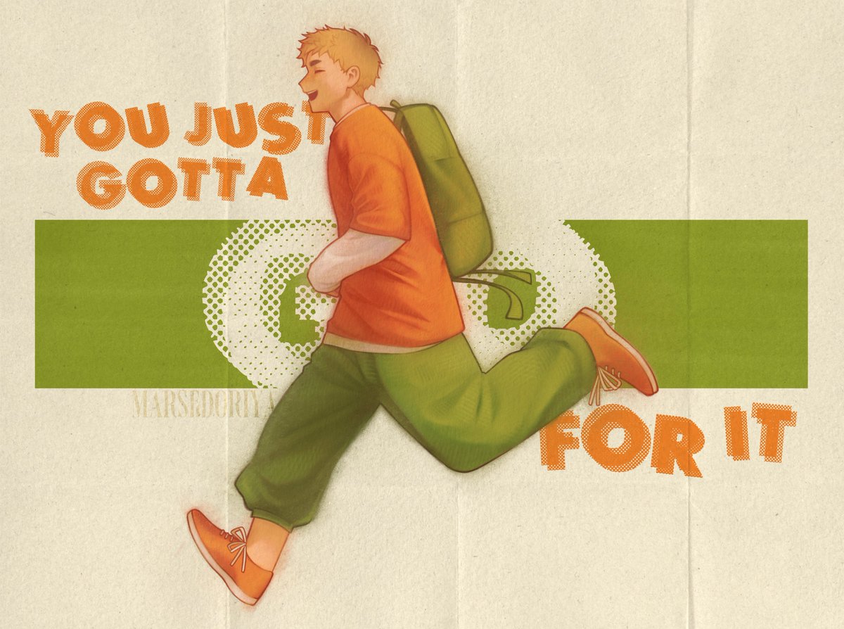 You just gotta GO for it!!☀️