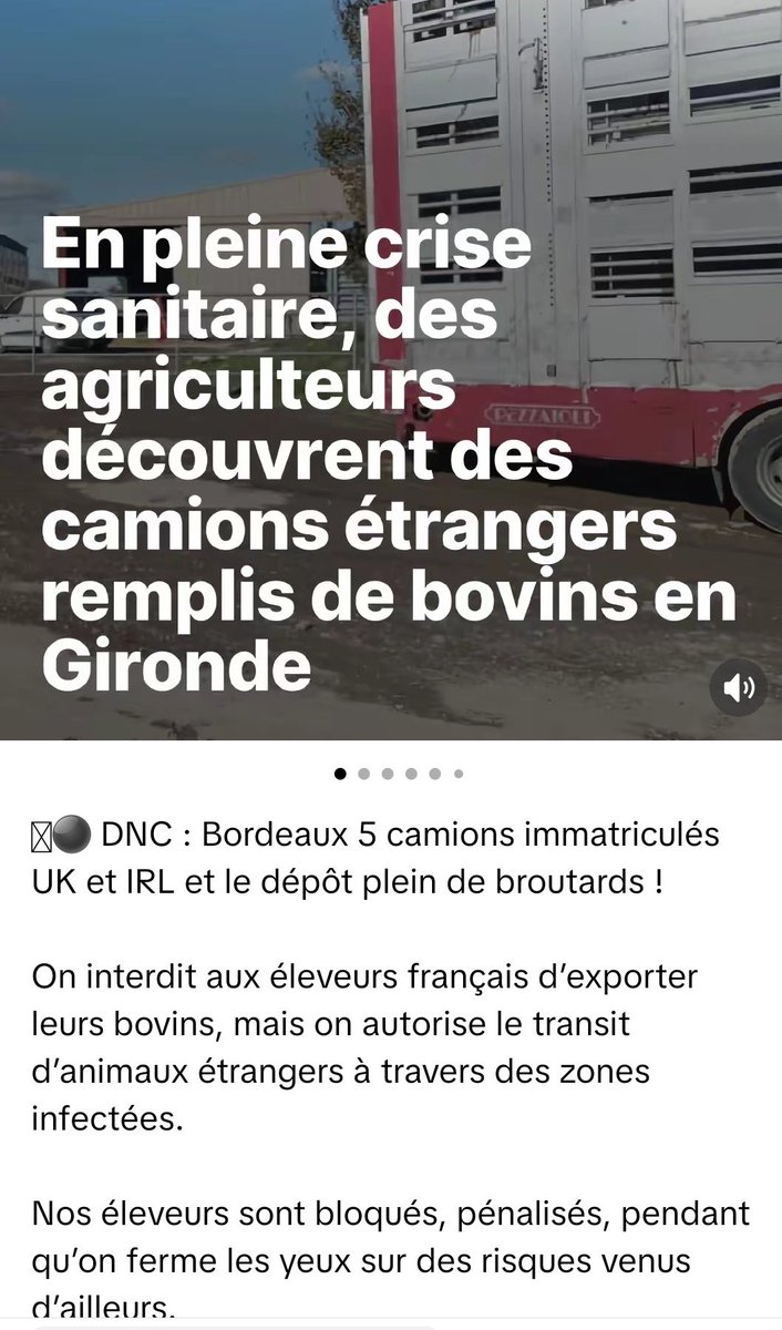 ??? Preuve si besoin d'1 plan machiavélique pour supprimer l'agriculture FRANÇAISE
#Mercosur