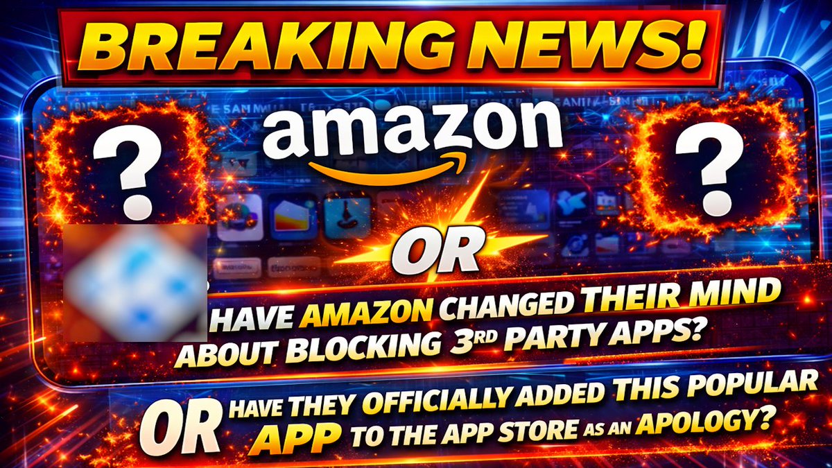 cwpcs's tweet photo. 🔥BREAKING NEWS: Have Amazon Changed Their Mind on 3rd Party Apps Popular App Appears in App Store! 🔥

https://t.co/HQZOy1ElE8

#firestick #stremio #streaming https://t.co/gWqUv4anZI