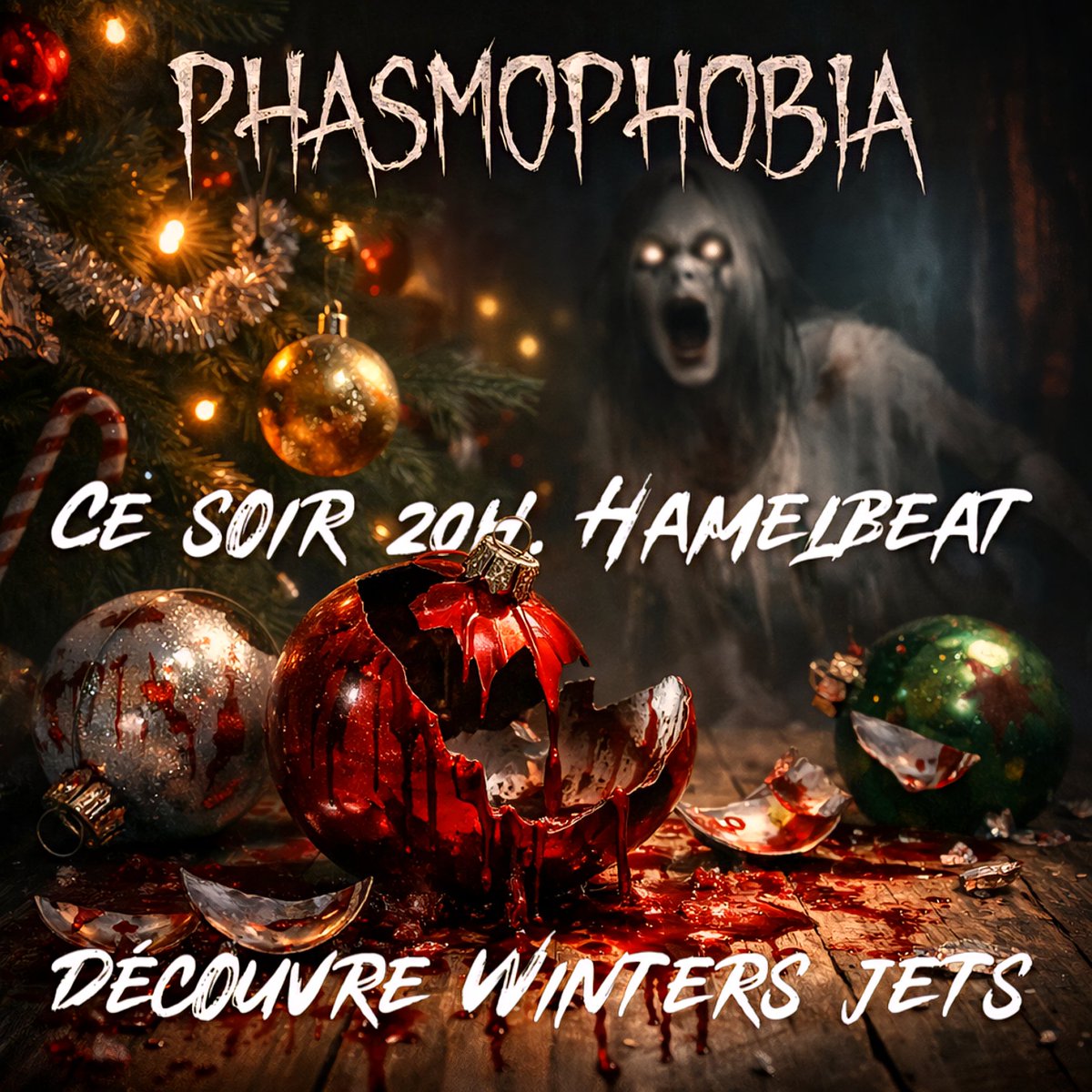 hamelbeat's tweet photo. Bon mardi à tous, j'espère que vous allez bien? Ce soir ce sera une dose de peur, jumpscare &amp; rire avec Holy Petit &amp; Panshot30 sur Phasmophobia pour découvrir la nouvelle update "Winters Jets"
Vers 20h. https://t.co/1550pxZtS7 ✅️💜😱 https://t.co/3HV2xosX1r