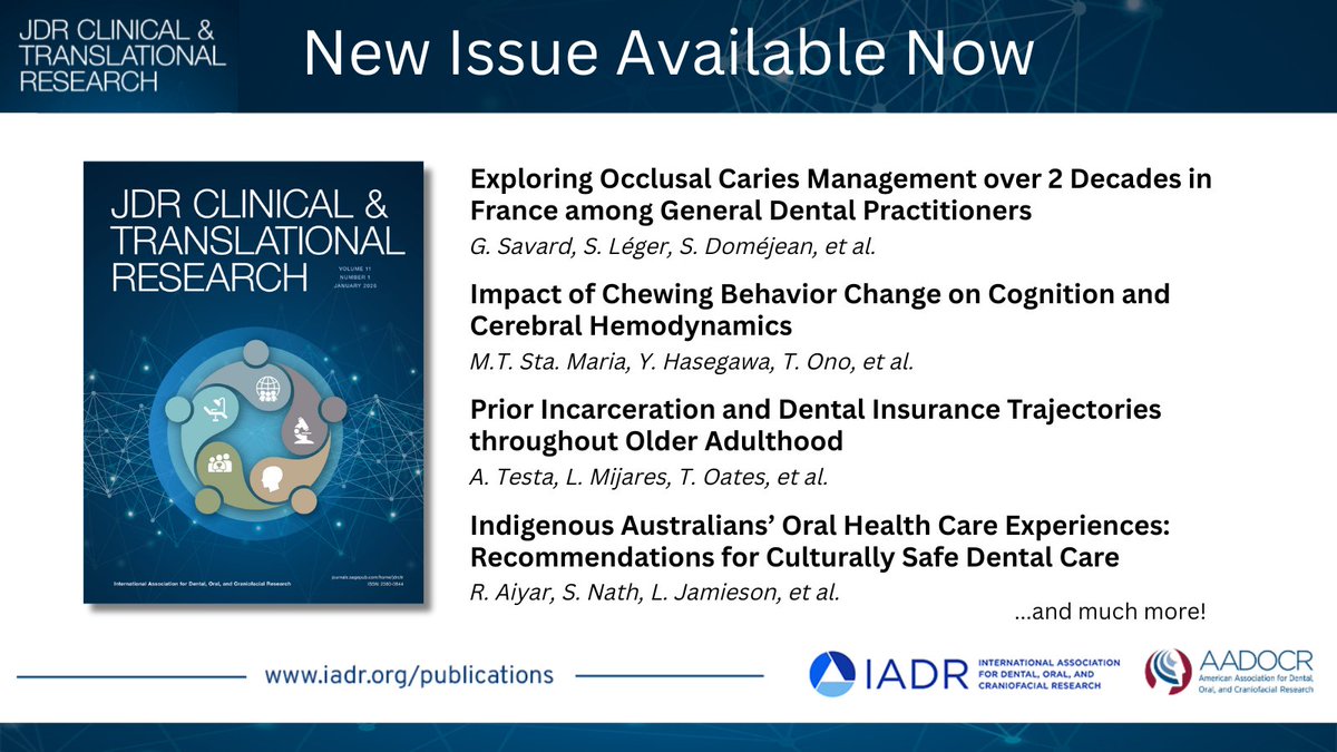 JDR Clinical & Translational Research tweet media