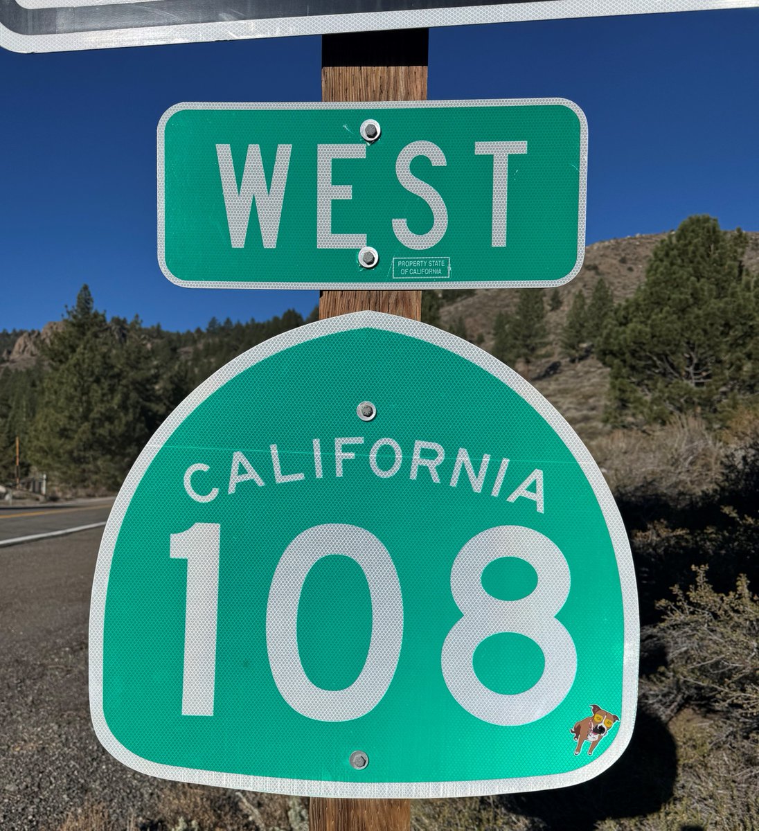 State Route 108 has closed due the impending storm.  Visit quickmap.dot.ca.gov for up-to-date traffic information and closures.