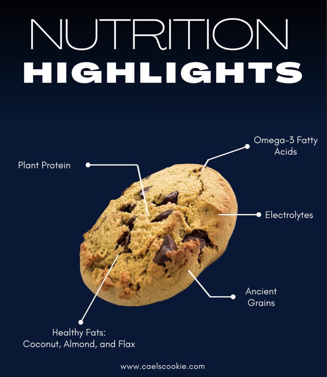 Cael has engineered a healthy cookie…

caelscookie.com