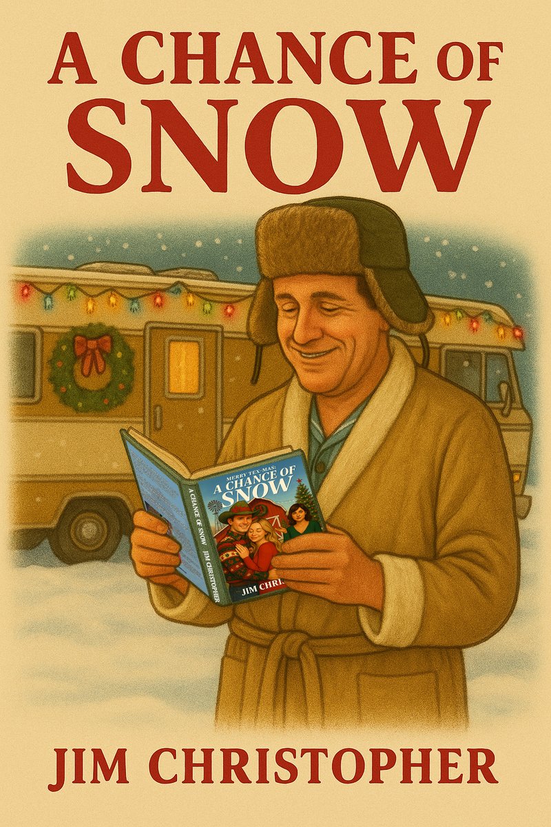 JChrisAuthor's tweet photo. Even Cousin Eddie’s into small-town romance this year.
The shitter’s full, but his heart’s open for *A Chance of Snow.*
https://t.co/RcWMWmT1kS
#ChristmasVacation #TexMas #HolidayRomCom https://t.co/PPjBtjOjH9