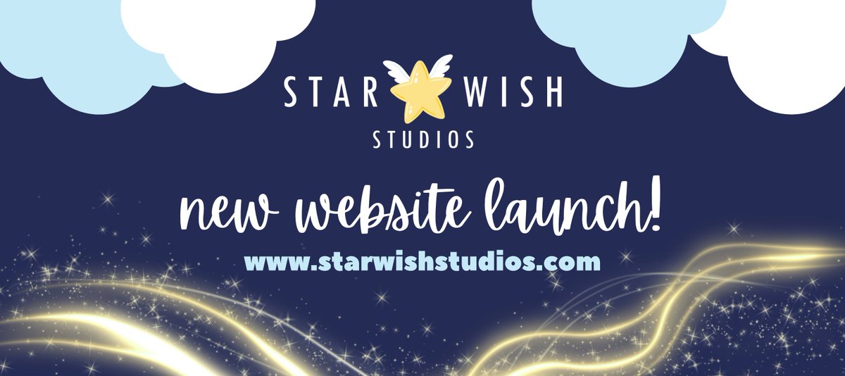 ✨ EXCITING NEWS ✨ We are thrilled to debut our brand new #website: starwishstudios.com! To celebrate, we are hosting a #wintersale. ❄️☃️ All in-hand (and a few upcoming presale) items will be 10% off through 12PM ET on Friday 12/26! Please let us know what you think! 🩵💜