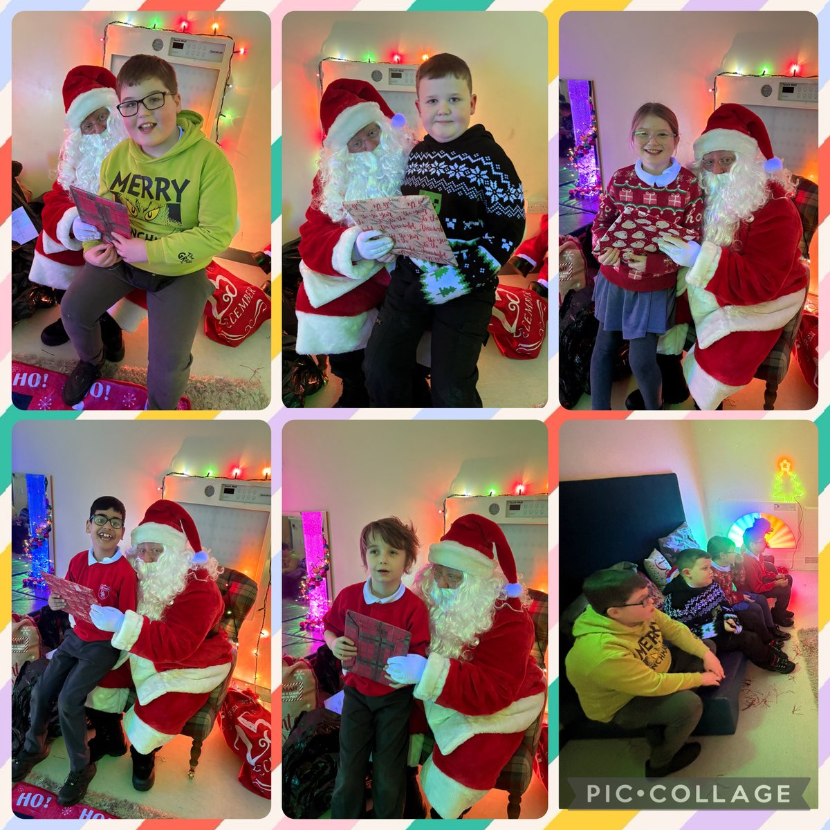 The bumblebees were very excited to meet Santa today! <a href="/drumparkprimary/">Drumpark</a> 🎅🏼