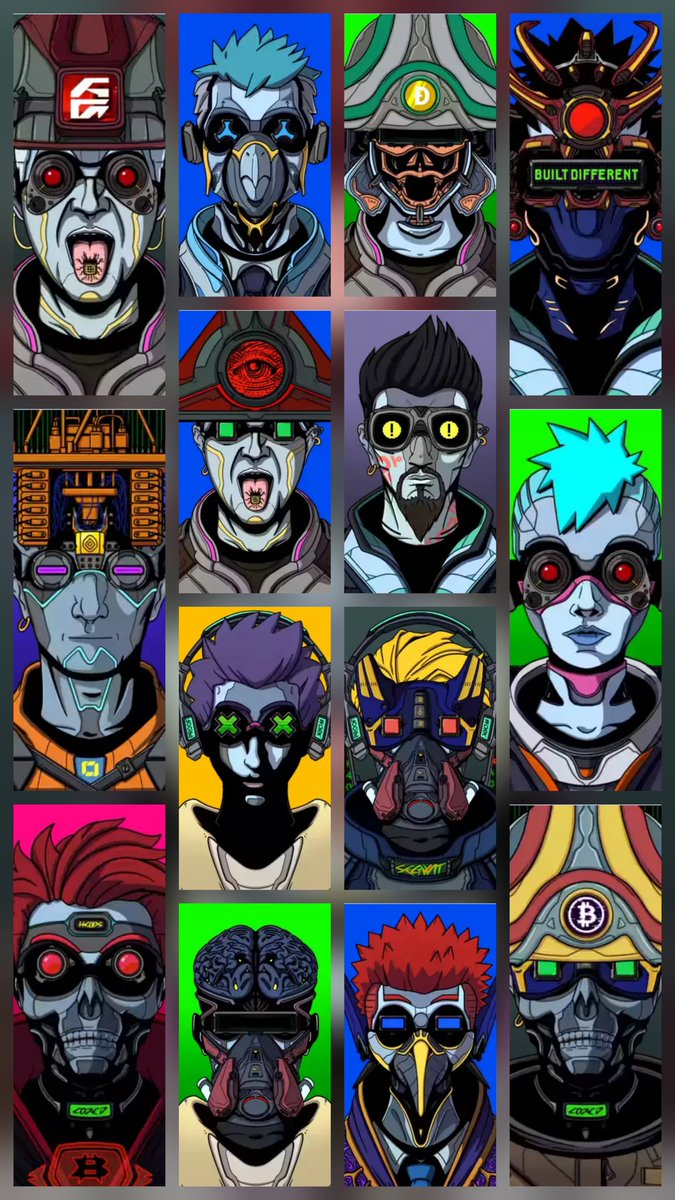 ASIC GENESIS collection so far, just the beginning btw 🧡💚