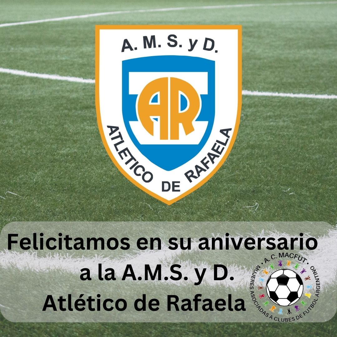 ⚽️🎈 Desde #Macfut saludamos a <a href="/OficialAMSyD/">Atlético de Rafaela</a>  en su 119° aniversario. FELICIDADES!! 🎉 🎂