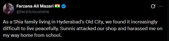 A baloch shia person living in modi's India.
Rajesh from dharvi maxing out the victim card here. lol