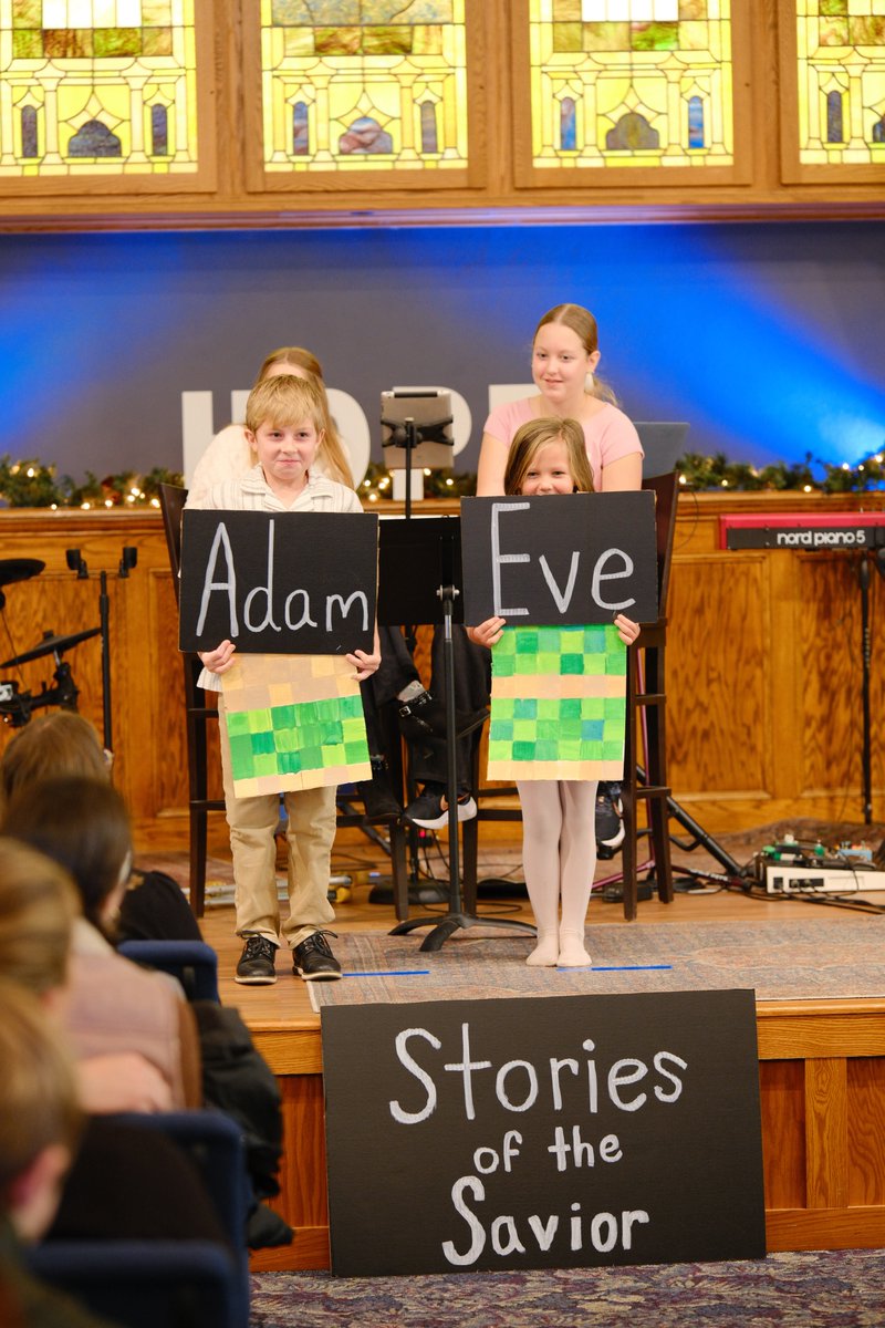 The kids did a great job preforming "Stories of the Savior" this last Sunday. What's your story?