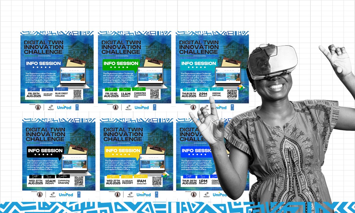 GranipkinStudio's tweet photo. Designed visual assets for the Digital Twin Innovation Challenge with
@UNDPSierraLeone , @Knesstconnect, &amp; partners.
#graphicdesign #visualdesign #Innovation  #TechForGood  #DigitalTwin https://t.co/h88xYGrTJV
