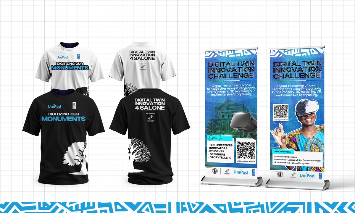 GranipkinStudio's tweet photo. Designed visual assets for the Digital Twin Innovation Challenge with
@UNDPSierraLeone , @Knesstconnect, &amp; partners.
#graphicdesign #visualdesign #Innovation  #TechForGood  #DigitalTwin https://t.co/h88xYGrTJV