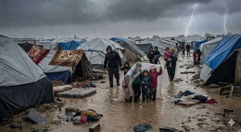 اللهمّ هوّن برد الشّتاء على عبادك المُستضعفِين في غزة وفي كُلّ مكان، اللهمّ إنّا نستودِعُك كُلّ من لا مأوَى لهُ، فابسط دِفء رحمتِك عليهم وعلى جميعِ المُسلمين. .