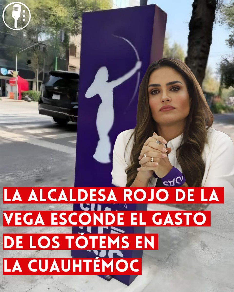 ReporterosMX_'s tweet photo. ⭕ OJO | LA ALCALDESA ROJO DE LA VEGA ESCONDE EL GASTO DE LOS TÓTEMS EN LA CUAUHTÉMOC

Tótems metálicos aparecieron en la Cuauhtémoc (@AlcCuauhtemocMx), aunque sin claridad sobre su costo y propósito. Vecinos y legisladores exigen transparencia a Rojo de la Vega (@AlessandraRdlv) antes de que las dudas se conviertan en verdaderas complicaciones. https://t.co/FwV8AgtUS9
