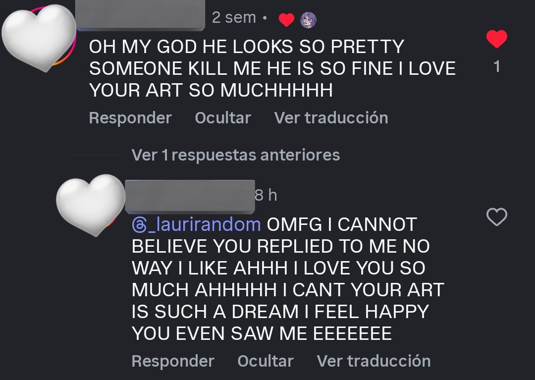 LauriRandom's tweet image. I feel so happy receiving this comments, seriously I'm grateful I have been crying for a while, lately I'm not happy with my art and I noticed a down on interactions so it took another hit on me so I'm super grateful and happy to hear this🥺🤍💗