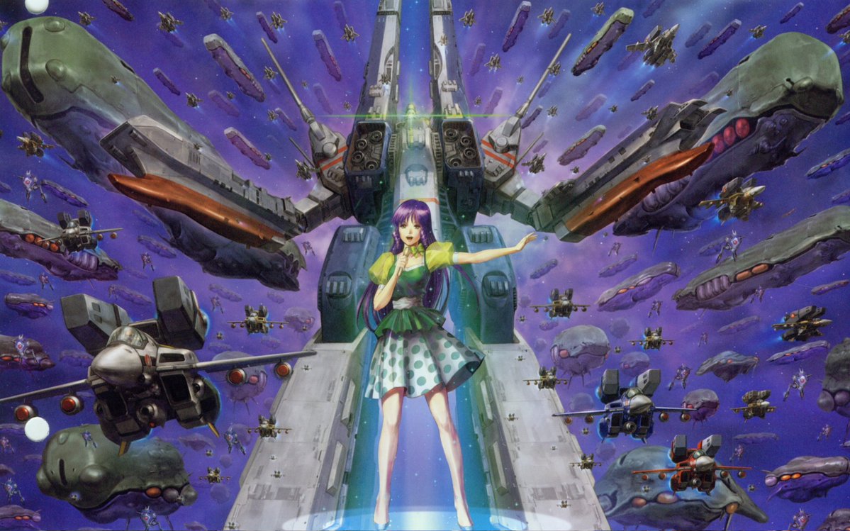 MechaGirlOTD's tweet image. Next Mecha Girl of the day is Lynn Minmay from the Macross franchise!