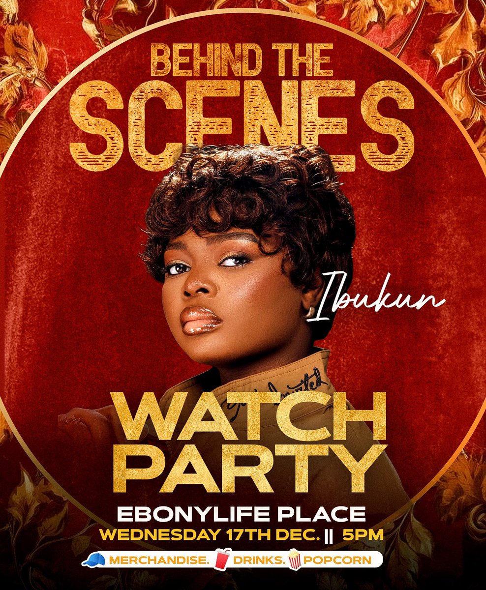 funkeakindele's tweet image. Get ready!  BEHIND THE SCENES watch party tomorrow at 5 PM at EBONYLIFE PLACE!
Come hang out with the cast and your favorite TikTok celebrities @abatiade1, @sweetstella05, @theibukunoluwa1, @damilolaroyal, @samuel_banks21 @rufai_bukky, @riike_001, and @porkiyorrr live!
There will…