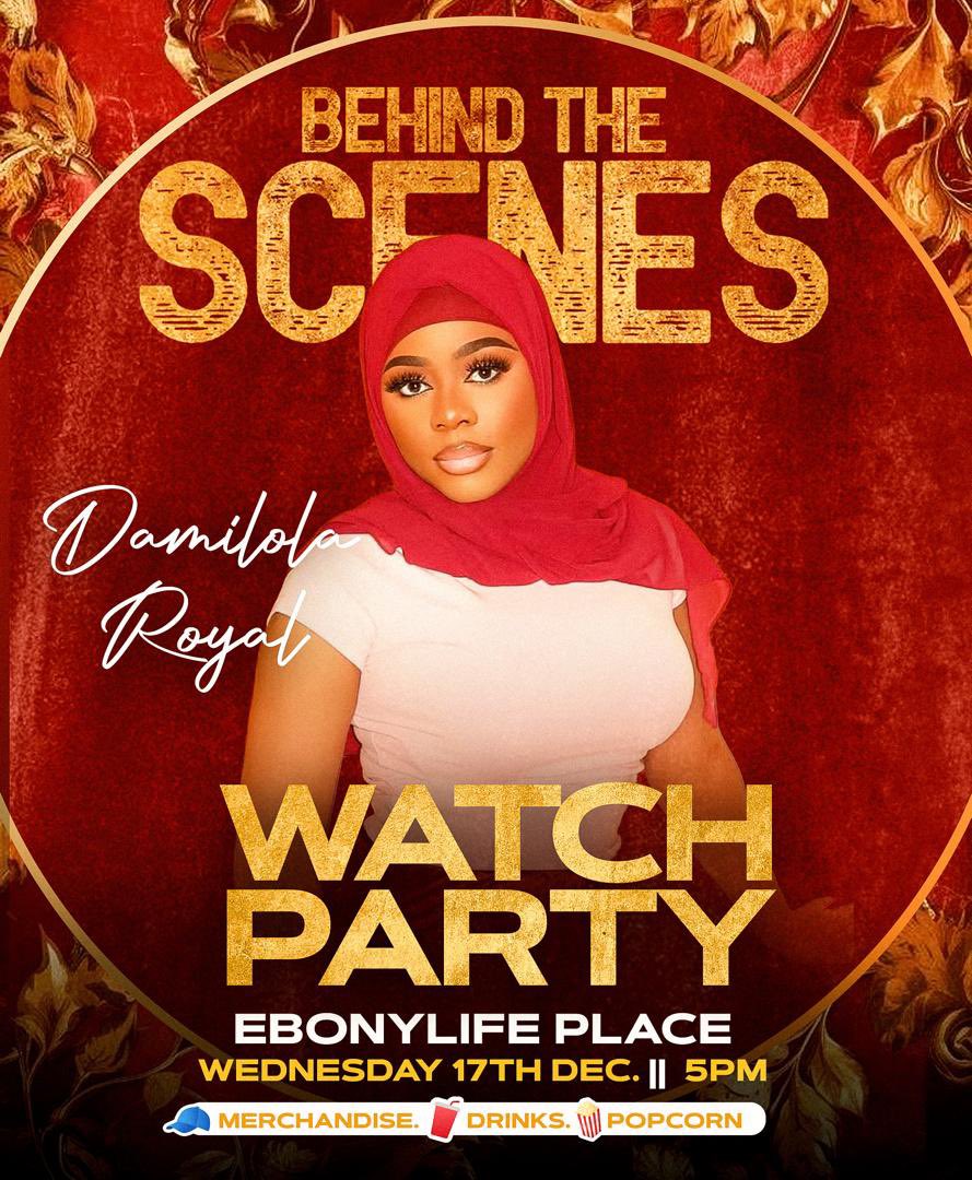 funkeakindele's tweet image. Get ready!  BEHIND THE SCENES watch party tomorrow at 5 PM at EBONYLIFE PLACE!
Come hang out with the cast and your favorite TikTok celebrities @abatiade1, @sweetstella05, @theibukunoluwa1, @damilolaroyal, @samuel_banks21 @rufai_bukky, @riike_001, and @porkiyorrr live!
There will…