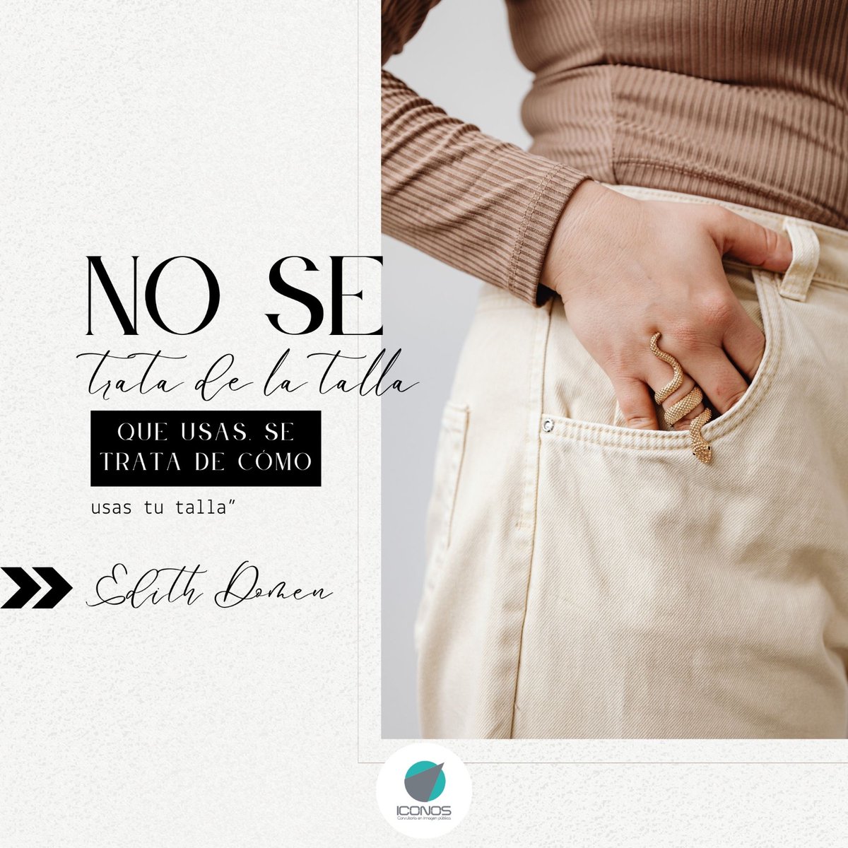 IconosCIP's tweet image. Concéntrate en el fitting a la hora de escoger tu pantalón, blusa o vestido. 

Inscríbete al taller de Imagen Personal del 20 de diciembre para aprender a usar la ropa adecuada. 

Manda MENSAJE
consultoriaiconos.com
WApp. 3317720089

#imagenpersonal
#ImagenProfesional
#ropa