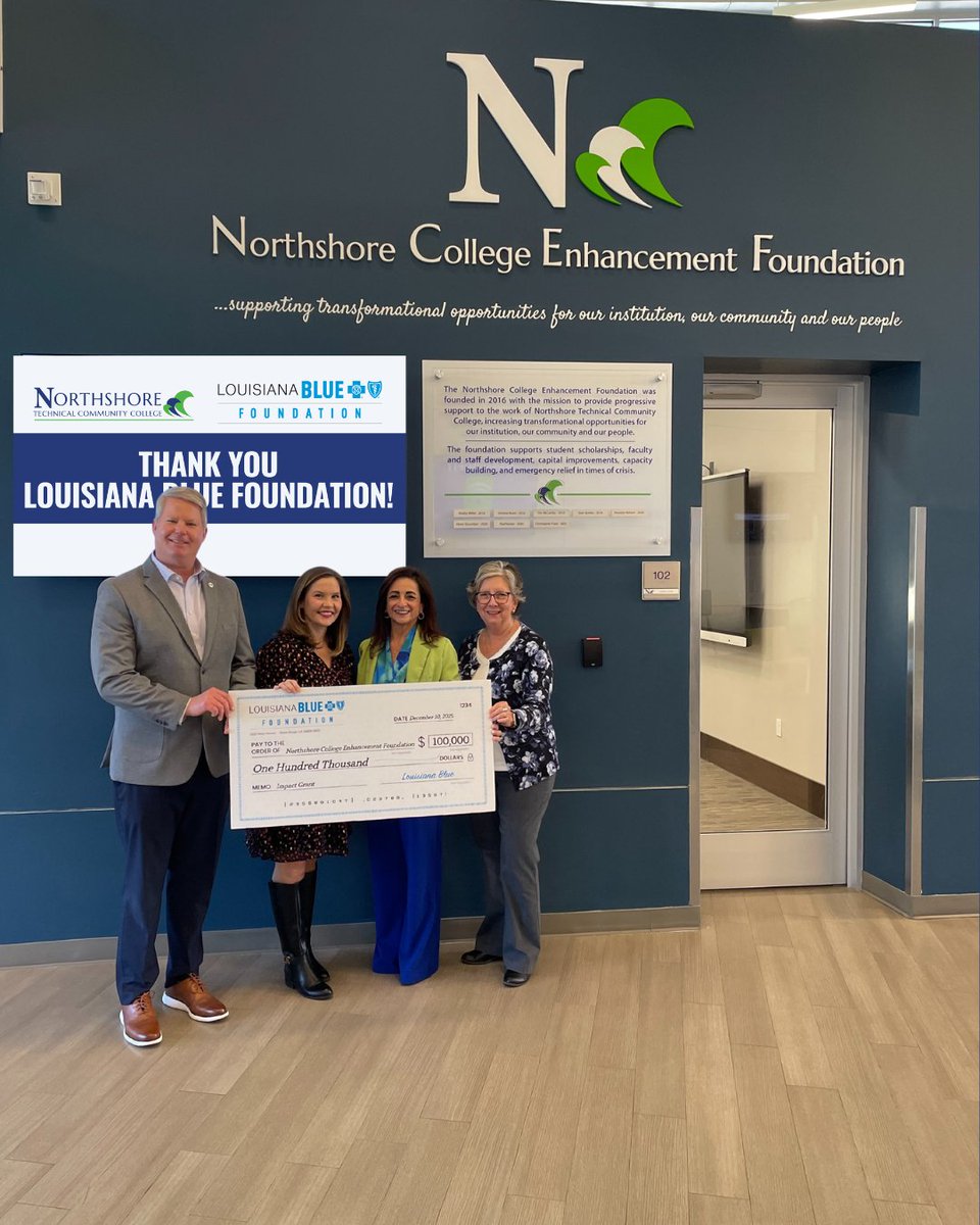 NTCCgators's tweet image. 📢 Big Announcement! NTCC is excited to announce a $100,000 grant from Louisiana Blue Foundation for our Patient Navigator program, launching Fall 2026! This innovative program prepares students for non-bedside healthcare roles. 🌟 #NTCC #PatientNavigator #KeepLearning