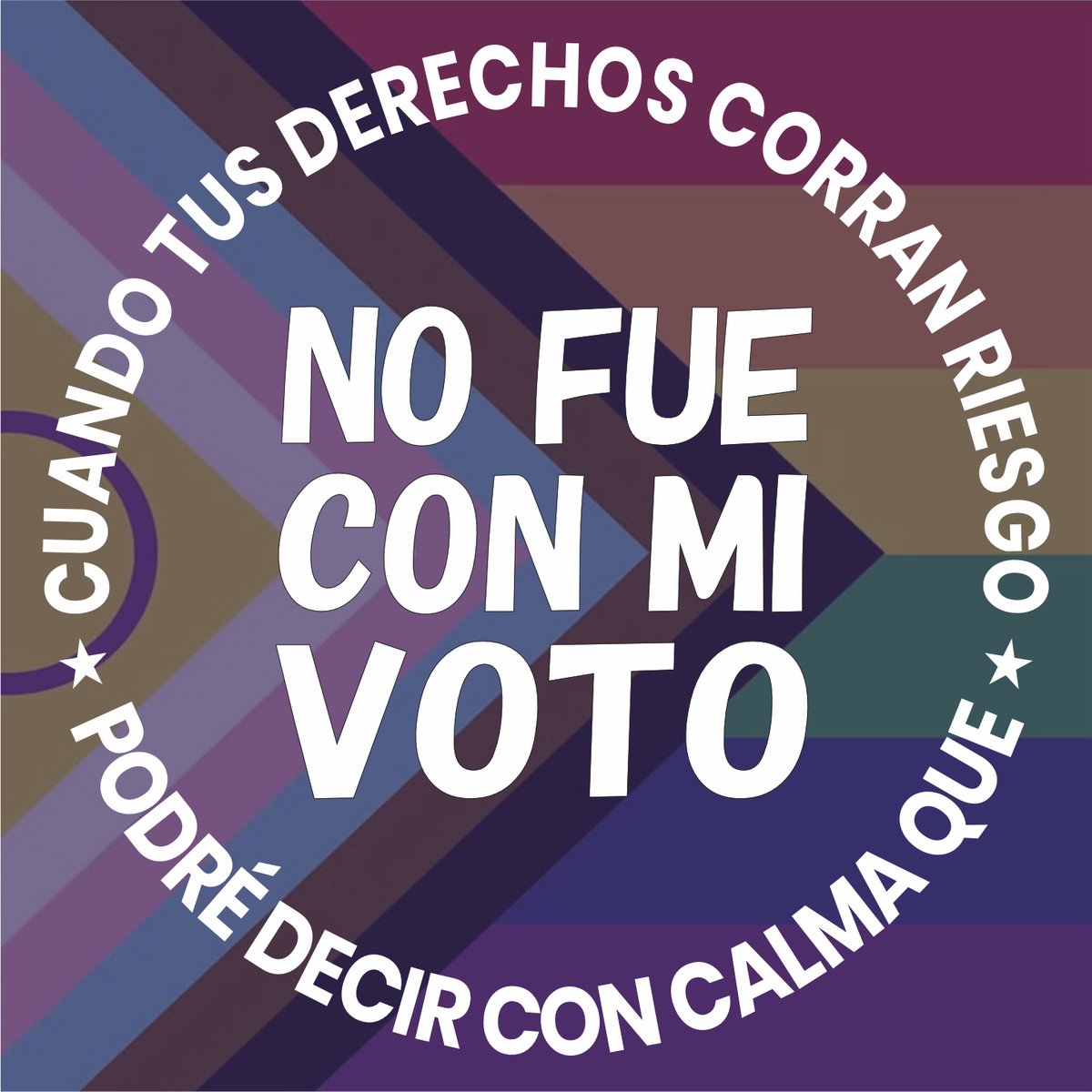 LegadoBachelet's tweet photo. A dos días de las elecciones ya vemos cambios de discursos, anuncios de retrocesos e incertidumbre en los mercados.

Cuando los derechos conseguidos estén en riesgo, podremos decir que #NoFueConMiVoto. 

Les dejamos unas fotitos de perfil para quien quiera usarlas ❤️🫶🏻 https://t.co/ovefOgVGFj