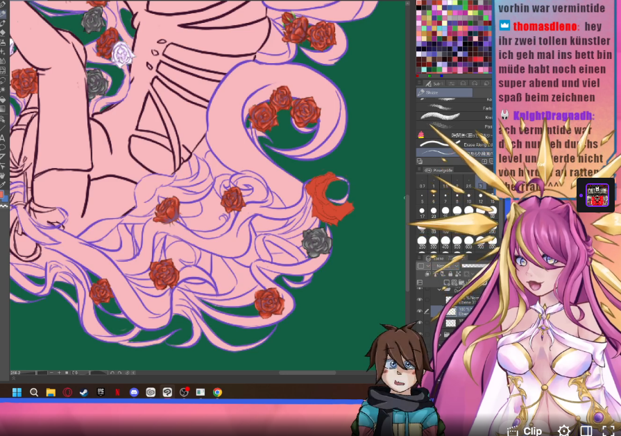 Der Moment, wenn man den liebevollen Streamo von <a href="/ImAkari4/">Akari</a> anklickt, und einfach gerade live gezeichnet wird... heeeeelp