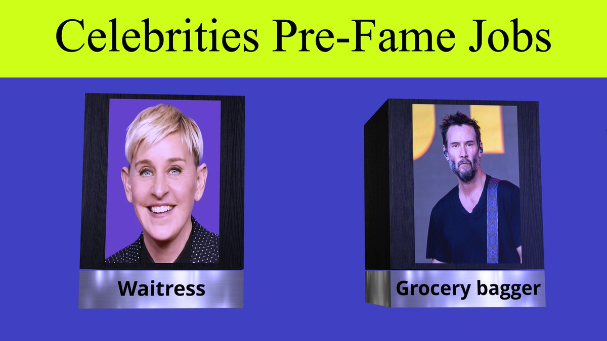ROLLGRAPH's tweet image. Celebrities Pre-Fame Jobs
Watch it Here: 👇
youtu.be/aOpaskj6BjM

#celebrity #Celebrities #rollgraph