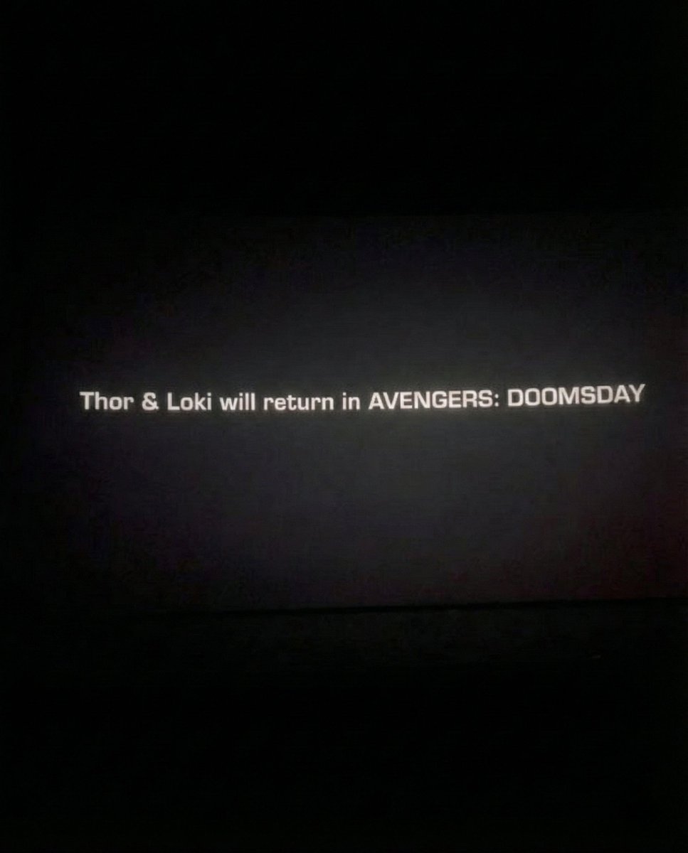RuneKingBat's tweet image. The second trailer of Avengers Doomsday ends with this line:

“Thor &amp;amp; Loki will return in AVENGERS DOOMSDAY.”

🤯🤯🤯
