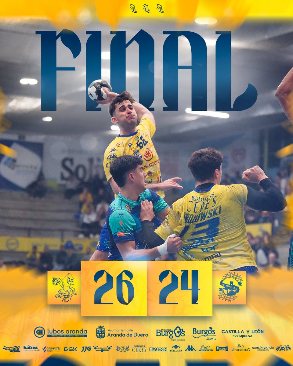 🏁 𝗙𝗜𝗡𝗔𝗟 | 26-24 | ¡EL SANTIAGO MANGUÁN ES AMARILLO, NUNCA DEJES DE CREER 💛!

P.D: Te quiero <a href="/VTeixeira16/">vasco teixeira</a> 

🚉 Próxima estación: <a href="/ADEMARLEON/">//Abanca Ademar León</a>

#VDAPGE
#SomosASOBAL
#AVivirMilAñosSinConocerte