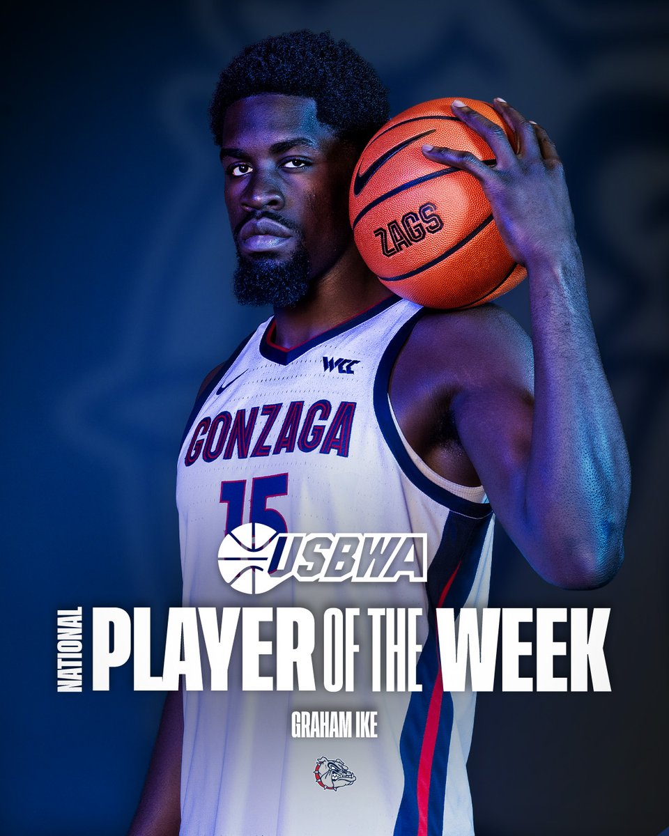 ZagMBB's tweet photo. Big Award for the Big Man https://t.co/iO63PC06eo