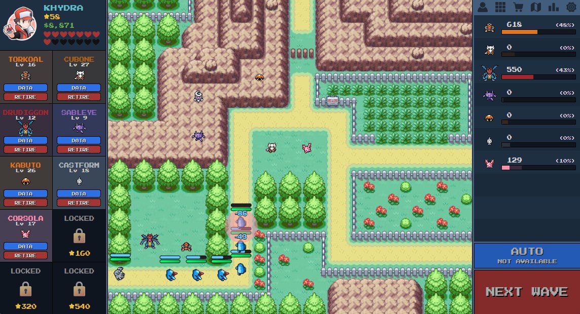 PokeFangameNews's tweet image. PokéPath TD is out NOW! 🗼
Features:
- Play directly in your browser or offline via download
- 9 Routes/Stages (+ 9 bosses)
- 124 different Pokémon enemies
- 70 Pokémon Towers
- Idle components
- Achievements
- More

⏬ Check it out ⏬
pokecommunity.com/threads/pok%C3…