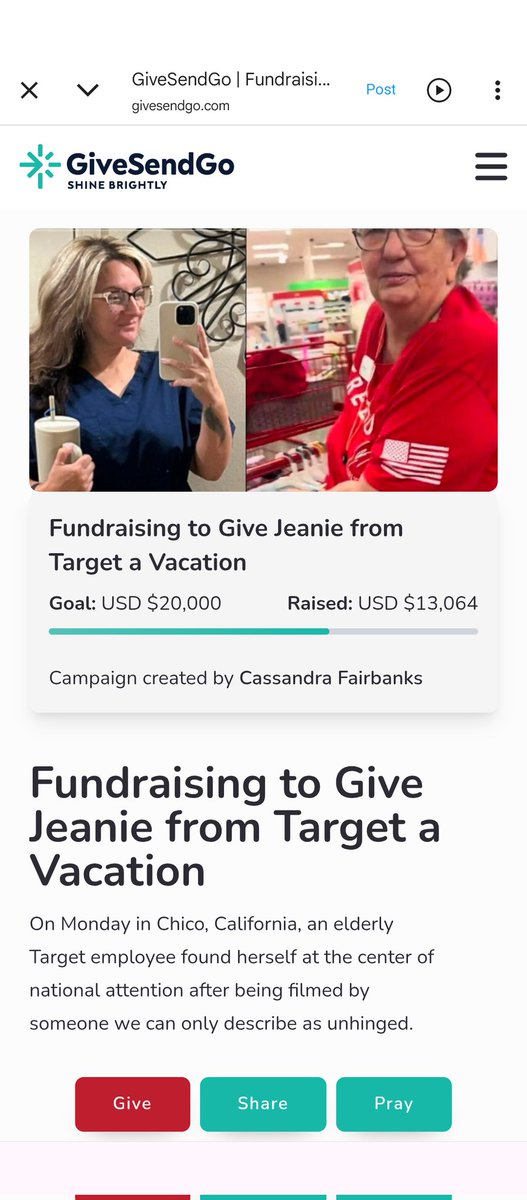 <a href="/CassandraRules/">Cassandra MacDonald</a> $13k and climbing! So exciting.