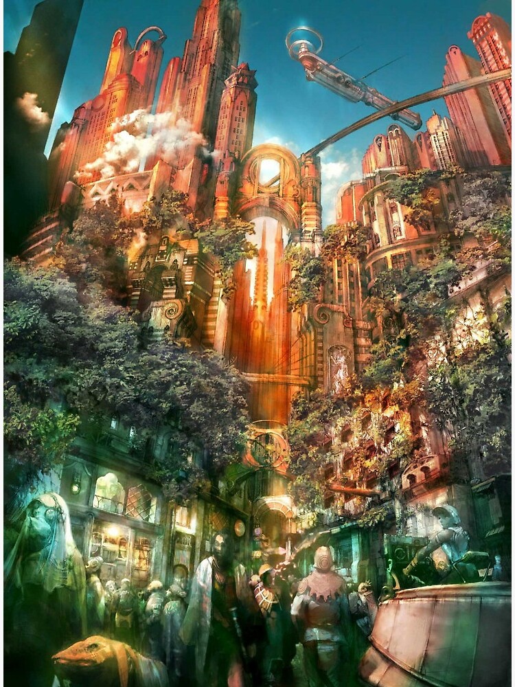 When the Final Fantasy 12 art team was developing concepts, the team took a trip to the ancient world of former Alexandria and did something called RESEARCH. 

The result was rich and beautiful world called Ivalice that could be felt with all five senses. That's how art is made.
