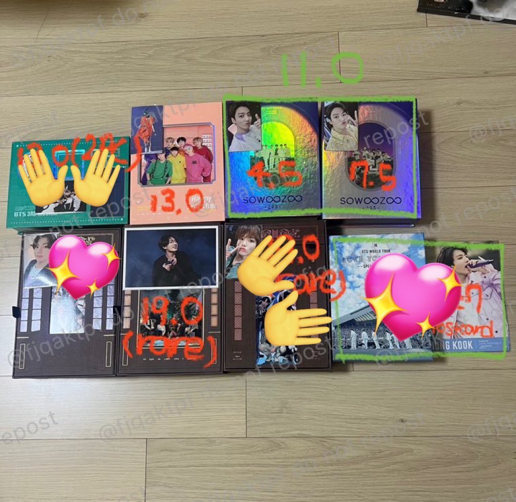 fjqaktpf's tweet photo. 방탄소년단 디비디 블루레이 풀셋 양도 판매 BTS Blu-ray DVD Full set sell WTS

💜Fullset / Random stuff 👉 ALL JK
💜정국 포카 포함 풀셋(상파울로 북마크 없음, 화온스 석진포카)
💜 set👉discount

포토카드 poca wings bluray LYS SPS photocard muster MOTS HYYW rare love yourself jungkook https://t.co/5H1uwntpBa