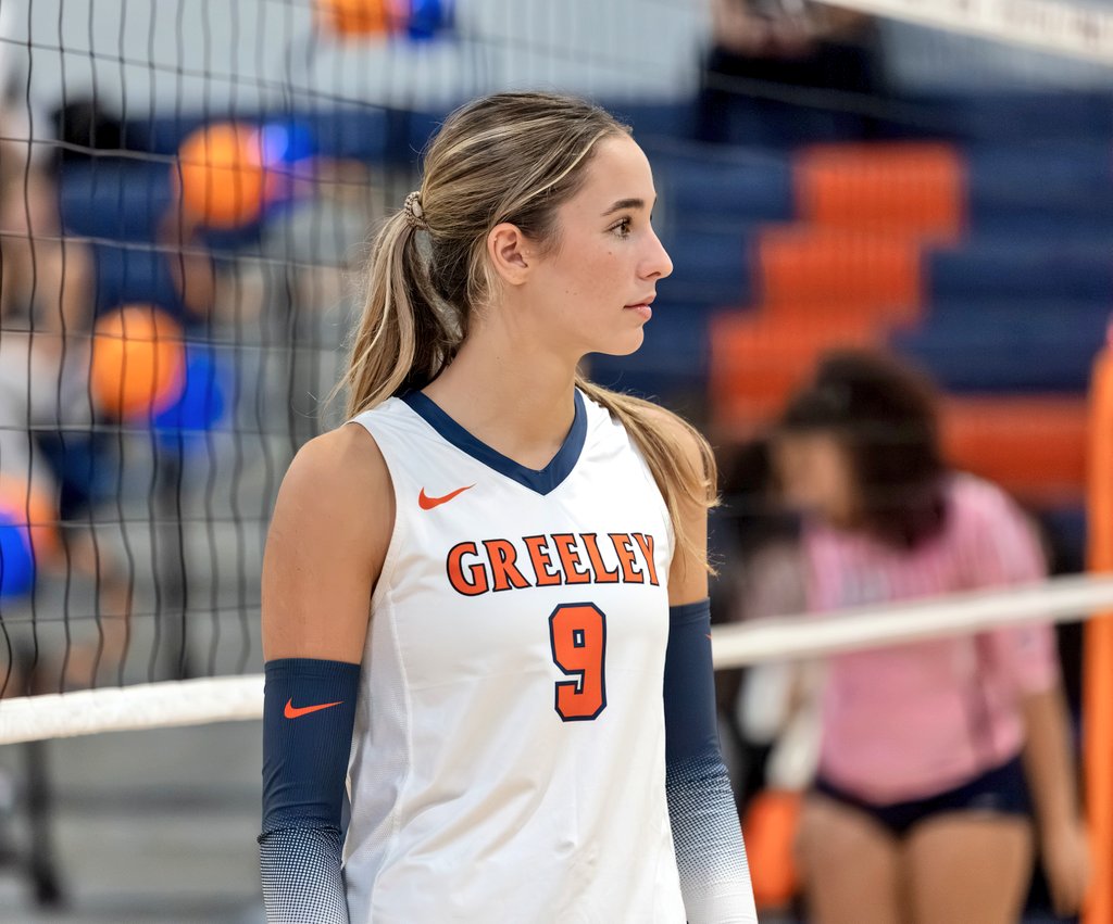 GreeleySports's tweet photo. While Jaida Cekic didn't win the Girls Volleyball Readers Choice Player of the Year Award, she's still a winner to us! She led her team to the Section Semifinals and was a force at the net all season long! Her leadership and skills ensured that Greeley Volleyball was dominant. https://t.co/X6meB9pWc7