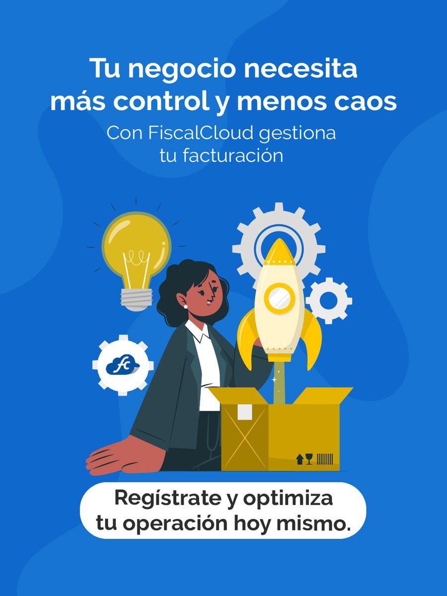 FiscalCloud's tweet photo. Administrar tu facturación no debería ser un dolor de cabeza.
Con FiscalCloud tienes organización, precisión y resultados en un solo sistema ⚙️📊
Menos estrés. Más control.

Regístrate y obtén 10 folios gratis para empezar 👉
https://t.co/GsHploPqjS https://t.co/sWelOjejcm