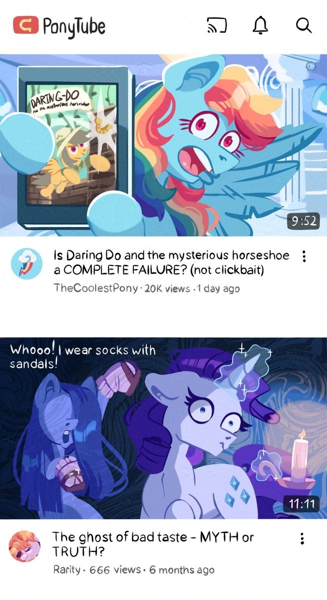 CalpainEqD's tweet image. It's got to be better than current YouTube.
Artwork is by The-Wizard-Of-Art!
tumblr.com/horsewizardart…