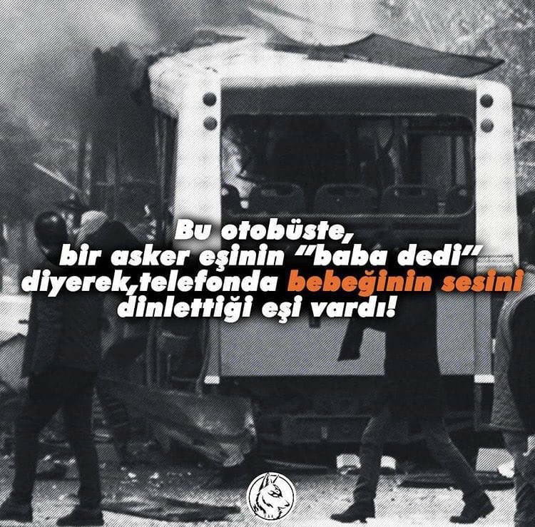 TTAgrup's tweet photo. Bu otobüste bütün Türk Milletinin ÖZ EVLATLARI vardı!

17 Aralık 2016’da, Kayseri'de düzenlenen bombalı saldırı sonucu şehit olan yiğitlerimizi saygıyla anıyoruz.

#17Aralık2016 https://t.co/Nm6oORPeGt