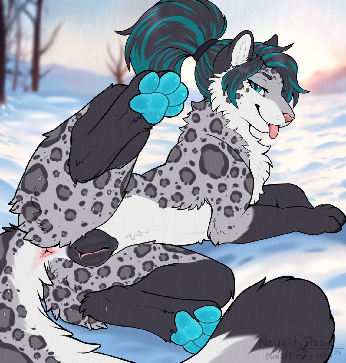 NaughtyStray's tweet photo. Commission for @/ SnowFlakeTheSnowLeopard :3
#feralart #feralcharacter #feralartist #nsfwart #nsfwartist #feralleopard #snowleopard #heatseasonart #feraloc #spicyferal #feralych #pawpads #pawart https://t.co/zCrlOAb5u9
