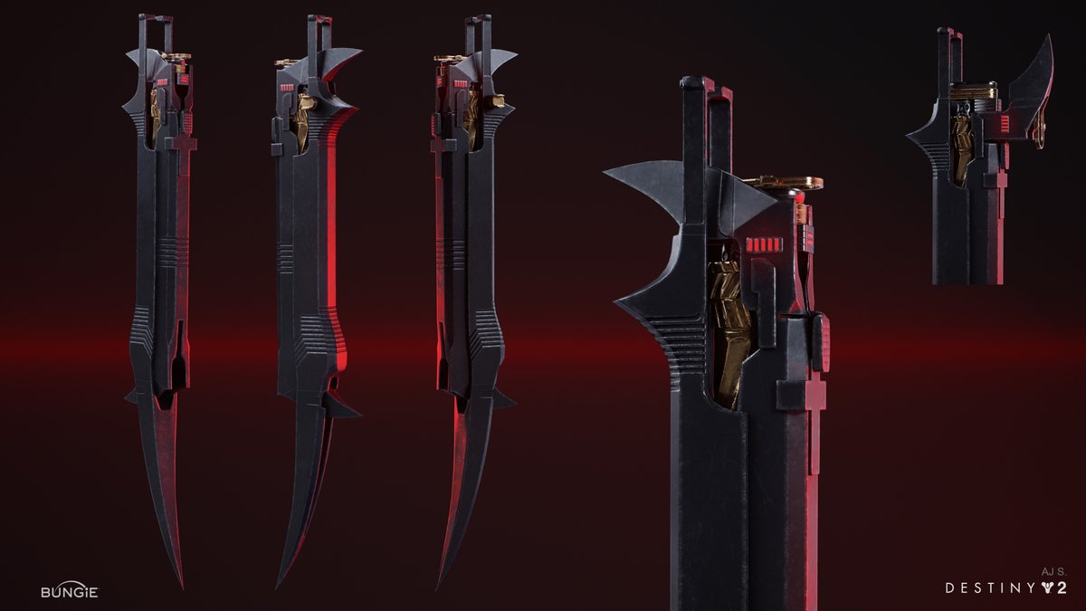 DestinyBulletn's tweet photo. Dredgen Bael's Praxic Blade concept for Renegades.

Artist: AJ S https://t.co/FKusJ7wTmo