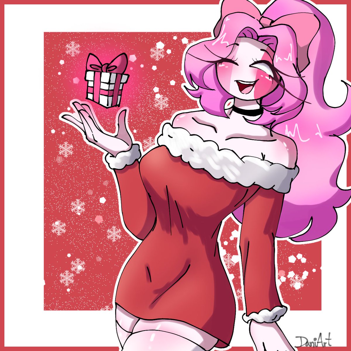 SOFTERS_devs's tweet photo. Merry christmas ❤️🌺

#MFMSOFT #sarvsoft #FNFSoftMod #midfightmasses #Sarvente #fridaynightfunkin #art #Christmas https://t.co/61vLTjTN6j