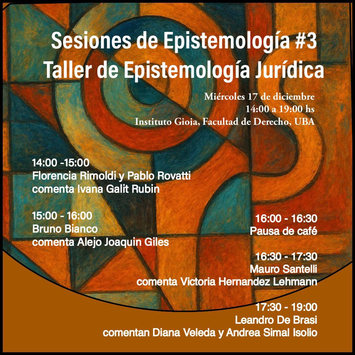 alejojg_'s tweet photo. Mañana miércoles, desde las 14 horas, en el @InstitutoGioja de @DerechoUBA . https://t.co/yC4HiPF0AV