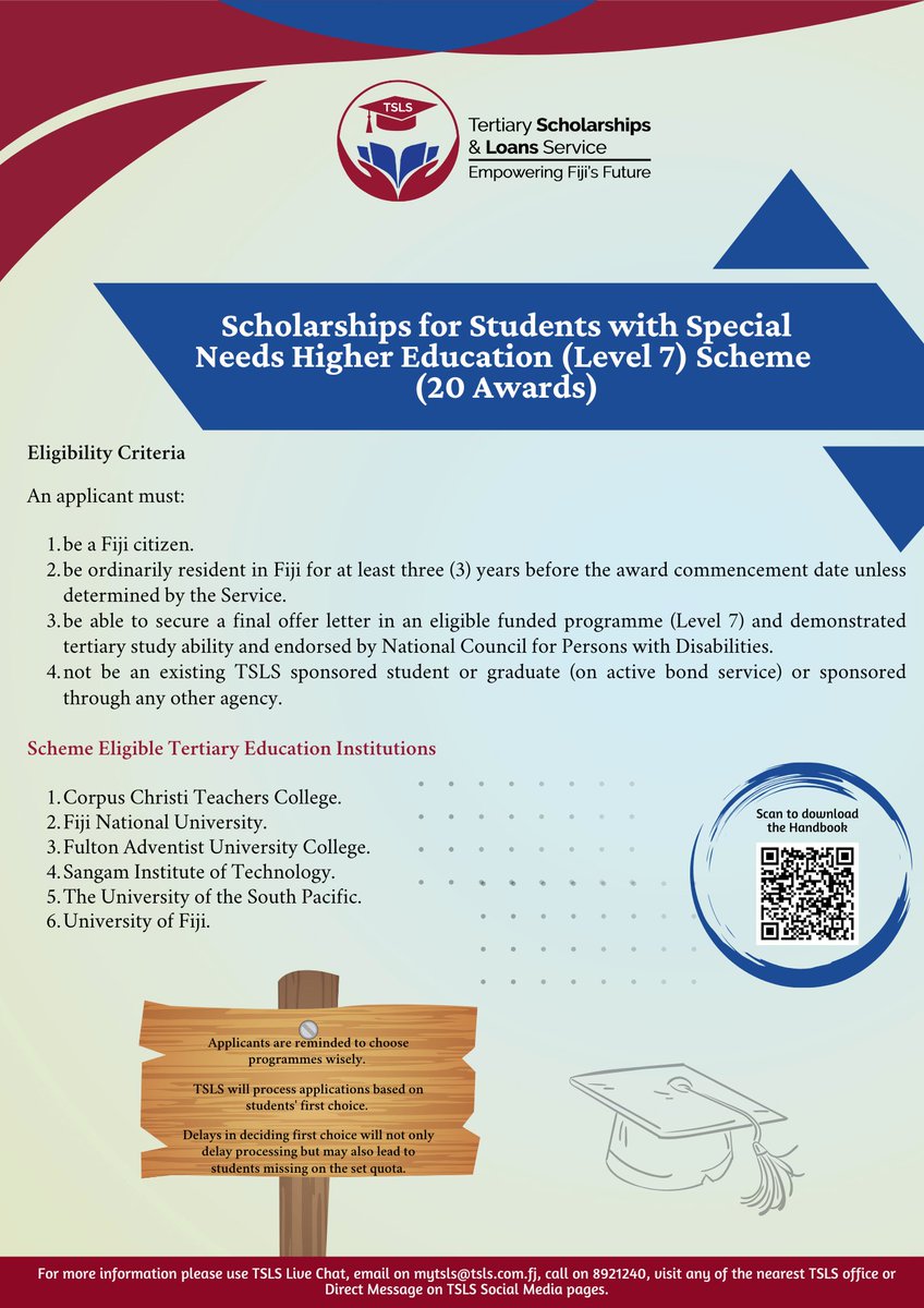 Tertiary Scholarships & Loans Service tweet media