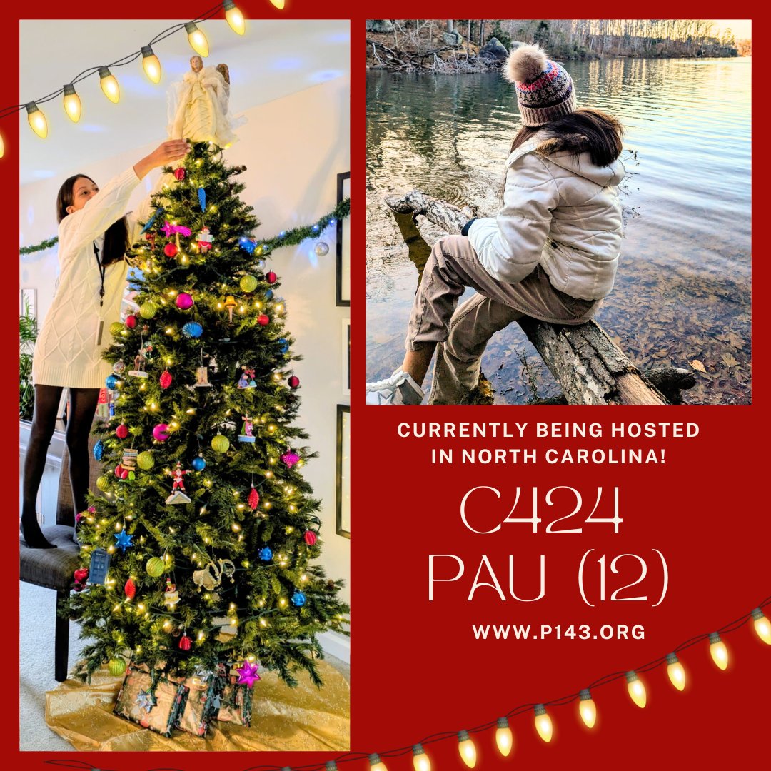 P143Org's tweet image. Meet PAU, one of our winter host children! She has a sweet spirit, a smile that lights up the room, and a love for animals—especially cats and squirrels. Please reach out to Carol to learn more: carol@p143.org